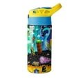 thumbnail image 4 of Geometry Dash Stainless Steel Insulated Water Cup for Boys Girls Leakproof Water Bottle with Flip-Flop Lid, 4 of 8
