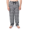 thumbnail image 1 of Pantalón de pijama de franela a cuadros gris y negro para hombre IZOD, 3XL, 1 of 4