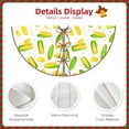 thumbnail image 3 of Fotbe Cartoon Corn Pattern Christmas Tree Skirt, Tree Skirts Plush Christmas Decorations, Christmas Tree Skirts Xmas Decorations Holiday Party Decor-30", 3 of 6