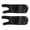 Black 2pcs, variant on YIFAEUX Arm Trimmer for Men Women Neoprene Compression Sauna Sweat Arm Trainer Sleeve Adjustable Slimmer Band Wraps for Workout Sport