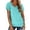 Mint Green, variant on Solid Color Crew Neck Short Sleeve Tee Shirt Soft Everyday Basic Top for Casual Wear women Tee Shirt Loose Women Causal Shirts Extra Large Women