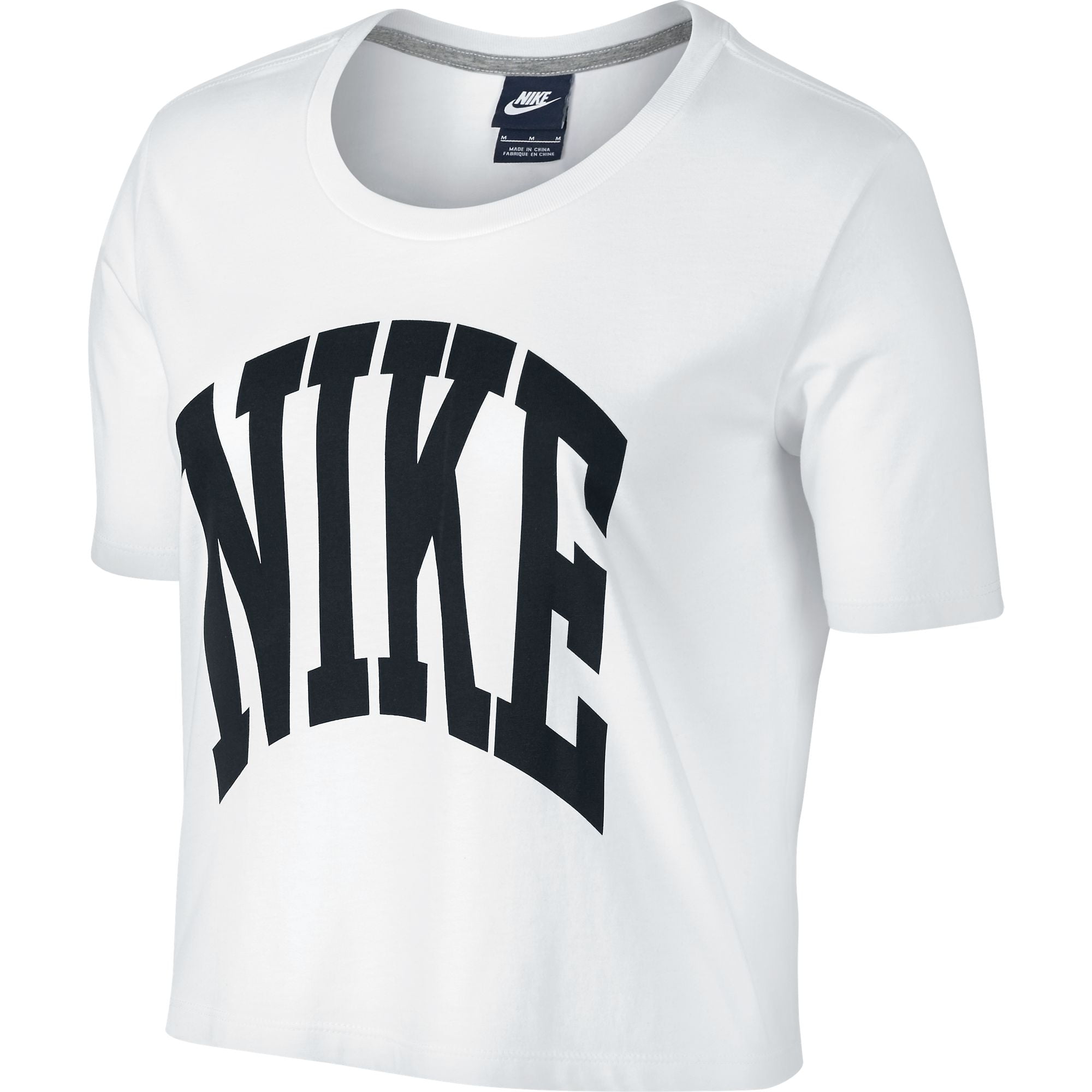 Nike Nike Prep Cropped Women's TShirt Athletic White/Black 725828