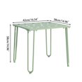 thumbnail image 7 of 5-Piece Bistro Set, 2 Chairs&1 Table&2 Ottomans, Patio Outdoor Furniture Conversation Sets for Yard, Garden, Green, 7 of 7