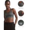 thumbnail image 2 of Champion Women's The Infinity Racerback Sports Bra, Moderate Support, Seamless, Moisture-Wicking, Sizes XS-XL, 2 of 7