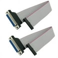 thumbnail image 1 of Cable Plano Tipo Cinta DB25 Hembra A Conector FC-26 para Monitores LCD, Placas de Circuitos ConexióN, Computadoras., 1 of 5