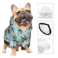 thumbnail image 3 of Balery Flamingos And Palms Sudadera con Capucha para Perros Pequeños – Ropa para Mascotas, Disfraz para Perros y Gatos, Ideal para Fiestas y Cosplay-Large, 3 of 7