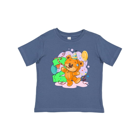 Inktastic 2nd Birthday Teddy Bear Boys or Girls Baby T-Shirt