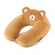 thumbnail image 1 of Almohada en forma de U con dibujo de mapache, 1 of 1