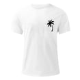 thumbnail image 4 of T-shirts pour Hommes Été Décontracté avec Imprimé Arbre Manches Courtes Col Rond pour Usage Quotidien, 4 of 4