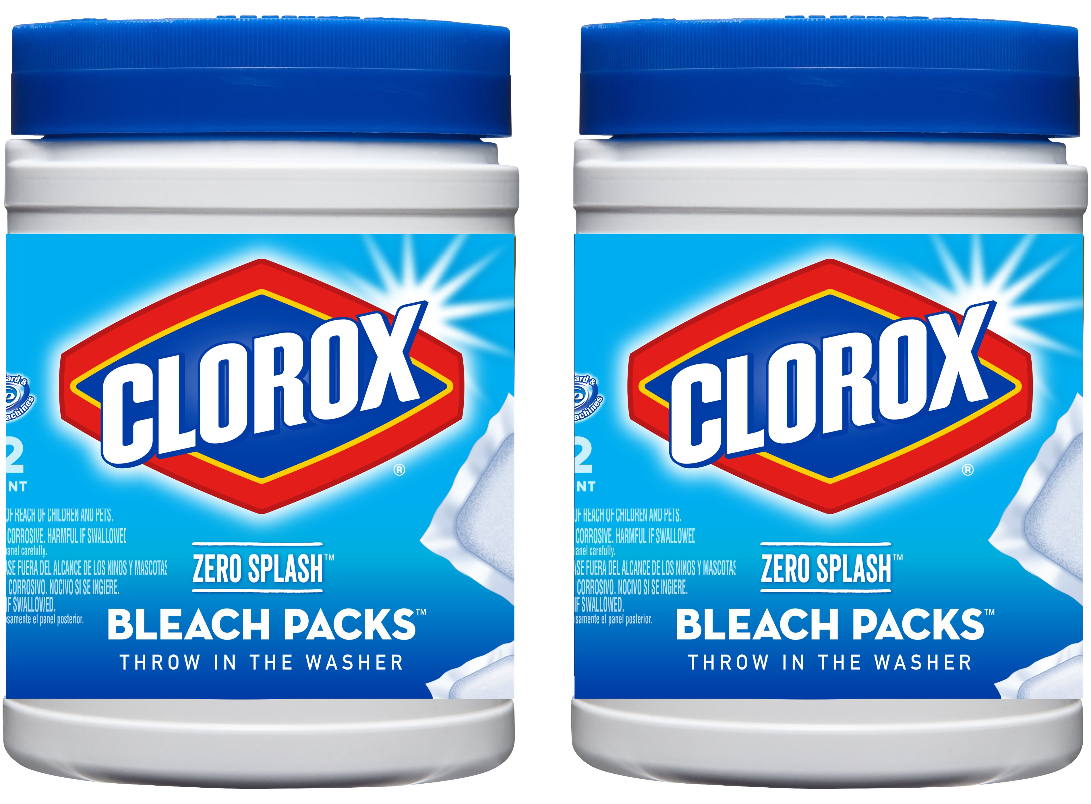 Clorox Zero Splash Bleach Packs, 12 Count, 3 Pack, 36 Count Total