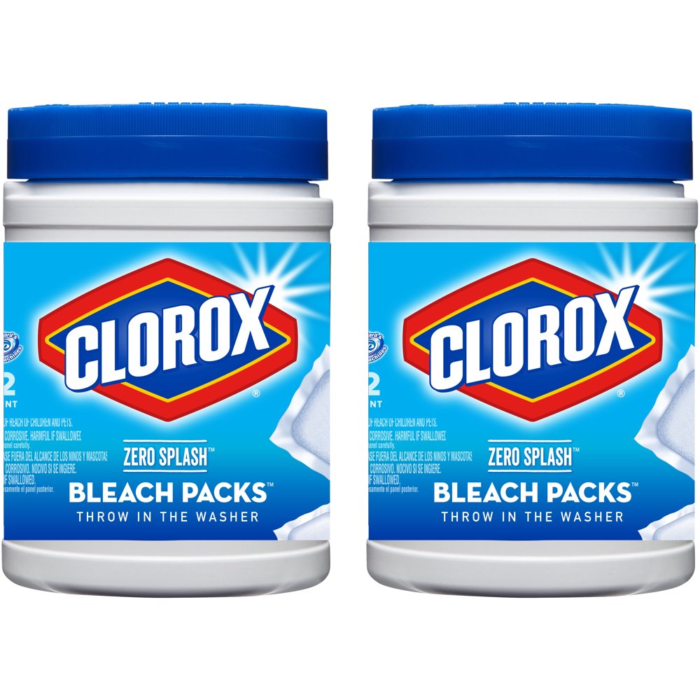 Clorox Zero Splash Bleach Packs, 12 Count, 3 Pack, 36 Count Total