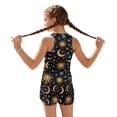 thumbnail image 2 of Xoenoiee Sun Moon Star Print Tankini Swimsuits for Girls with Swim Shorts Tummy Control 2 Piece Bathing Suits Breathable Blouson Tankini Swimwear, 14-15 Years, 2 of 7