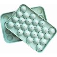 thumbnail image 4 of Silicone ice cube tray with lid round ice cube molds for 25 mini spherical ice cube molds for cocktails (1 pack green), 4 of 4