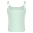 thumbnail image 2 of Haitryli Kids Girls Camisole Vest Spaghetti Straps Dance Tank Tops Workout Training Vest Undershirts Light Green 8-10, 2 of 7