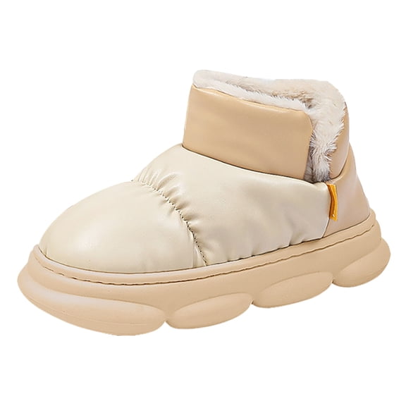 Vedolay Women's Slippers Plush Slides House Slippers Slip On Indoor Flat Slipper Yellow,41