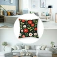thumbnail image 5 of nygtbtfer Set of 2 Indoor/Outdoor Throw Pillow  in Polyester Fabric Garden Floral Inc. White, 5 of 7