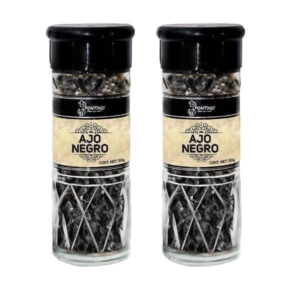 PONTINO Ajo Negro 50g 2 Piezas