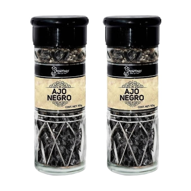 PONTINO Ajo Negro 50g 2 Piezas