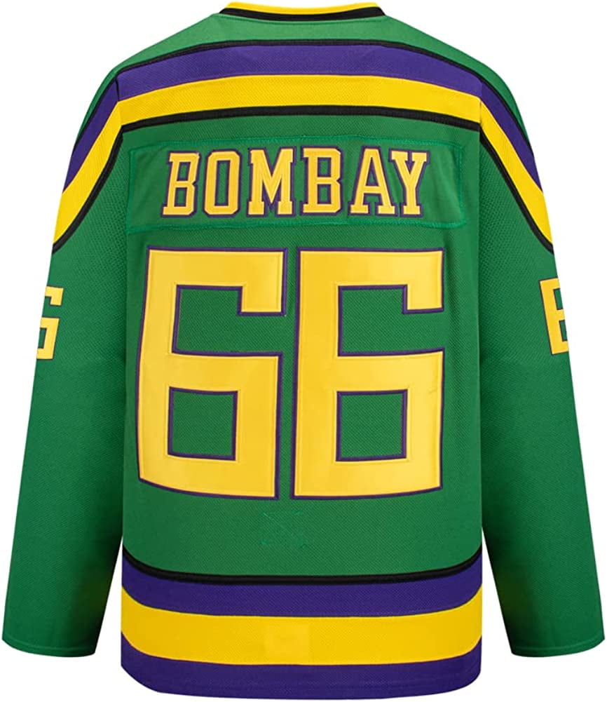 oldtimetown Mighty Ducks Movie Hockey Jersey 90S Hip Hop Adults Clothing  for Party, Stitched Letters and Numbers 