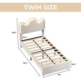 thumbnail image 2 of Bingirl MDF + Sponge + LED Soft Pack Bed Frame - Elegant Design, Comfortable Cushioning, Durable Construction, Stylish Appearance, 2 of 4
