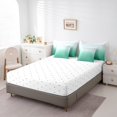 thumbnail image 4 of YST Green Ombre 7 Piece Comforter Set, Down Comforter Farmhouse Modern Abstract Art Quilt, Queen, 4 of 5