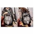 thumbnail image 3 of Mochila Seamand personalizada de piel sintética 3D Lion para hombre, 3 of 3