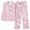 Pink C, variant on Jamicy Women's Pajamas Christmas Pajamas Casual Printed Pajamas for Women Set Long Sleeve Shirt with Long Pajama Pant Soft Pjs Set