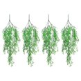 thumbnail image 1 of Bewildely 4 piezas añaden un toque con elegante guirnalda de eucalipto para interiores o exteriores con plantas artificiales Decoración Verde, 1 of 6