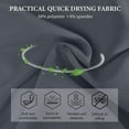 thumbnail image 4 of Scrubs for Women Set - Stretch Top & Cargo Pants with Multi Pocket for Nurse Gray S, 4 of 7