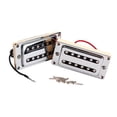 thumbnail image 1 of Cubierta cromada Hugo para Pickups de guitarra eléctrica Pastilla de guitarra Humbucker, 1 of 10