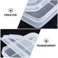 thumbnail image 4 of Plateau Alimentaire 2 Pcs Boîtes de Rangement Transparentes pour Tranches de Fromage, 4 of 6