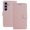 Rosegold, variant on Allytechgroup Case for Samsung Galaxy S25 with Credit Card Slot, Slim Luxury PU Rugged Non-Slip Grip Shockproof Bumper Full Body Protective Cover Men Women Phone Case for Samsung Galaxy S25, Red