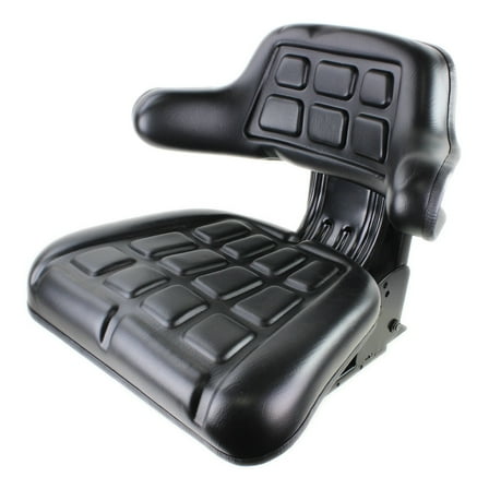 Eparts E-TY24764 DirectFit™ Black Seat for John Deere Tractors