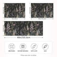 thumbnail image 2 of Yayeee Pillowcase Standard Size Set of 2 Satin Wrinkle Resistant Envelope Pillow Case, Dark Flowers Pattern, 2 of 8