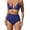 Blue, variant on High Waist Swimwear For Women Four Layer Leak Proof And Absorbent Menstrual Swim Bottoms Comfortable Cycle Swim Pants