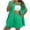 Green, variant on Htigea Linen Short Sets for Women Short Sleeve Top Shorts 2 Piece Summer Beach Vacation Outfits Lounge Tracksuits Army Green,S