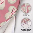 thumbnail image 6 of Pink Valentines Pillow Covers 20x20 Inch Set of 2 Cream Love Heart Sweet Valentine''s Day Holiday Decorative Throw Pillowcases Anniversary Outdoor Farmhouse Cushion Cases Decor for Sofa Couch Bed, 6 of 7