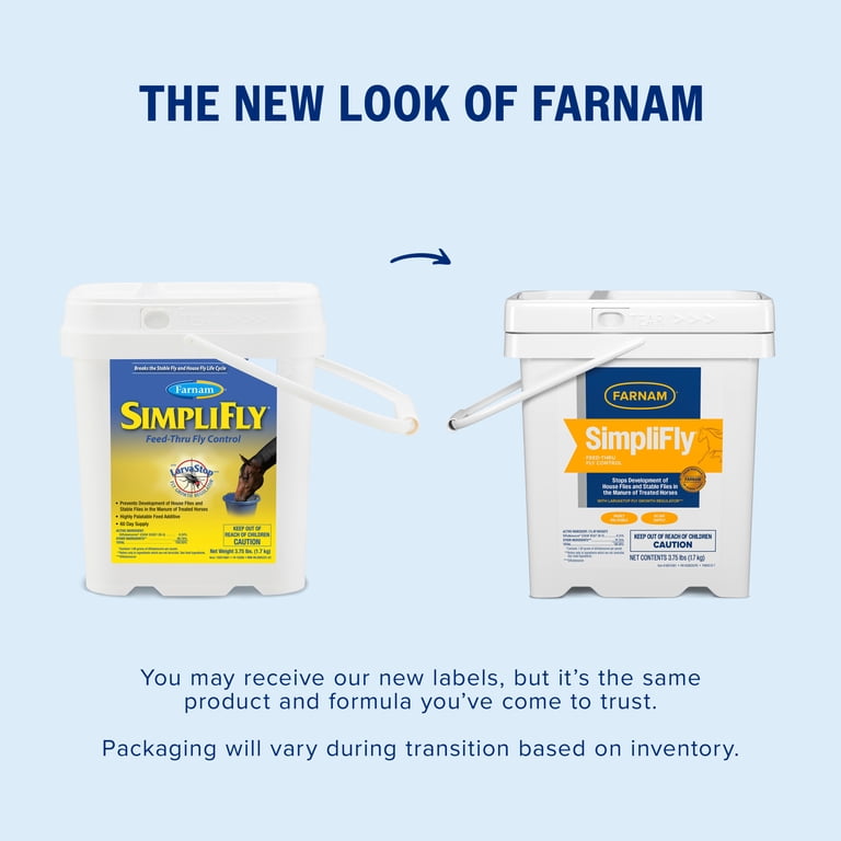 Farnam SimpliFly Horse Feed-Thru Fly Control Medication, 60 Day