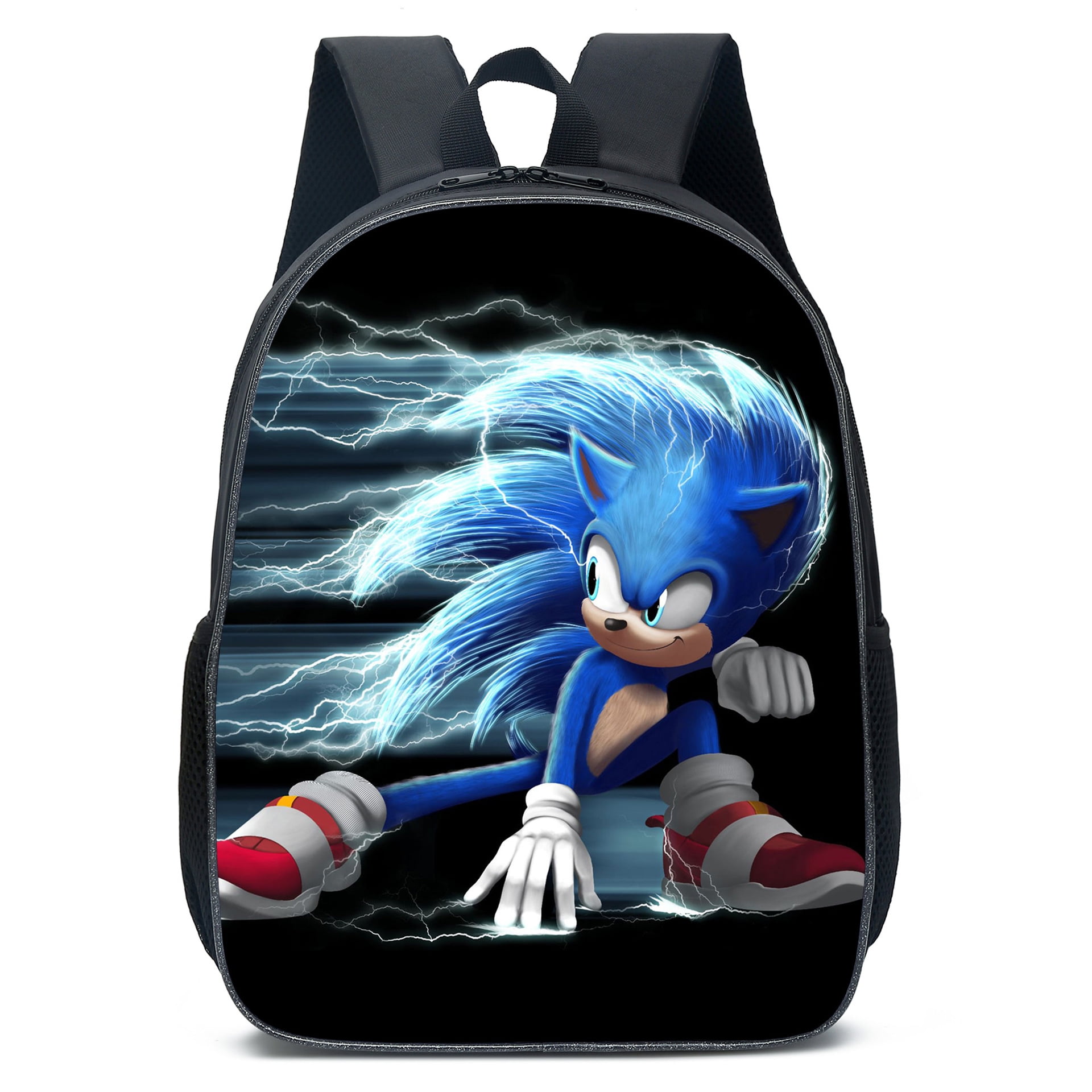 Sonic Let's Do This 16" inches Large School Backpack BRAND NEW 