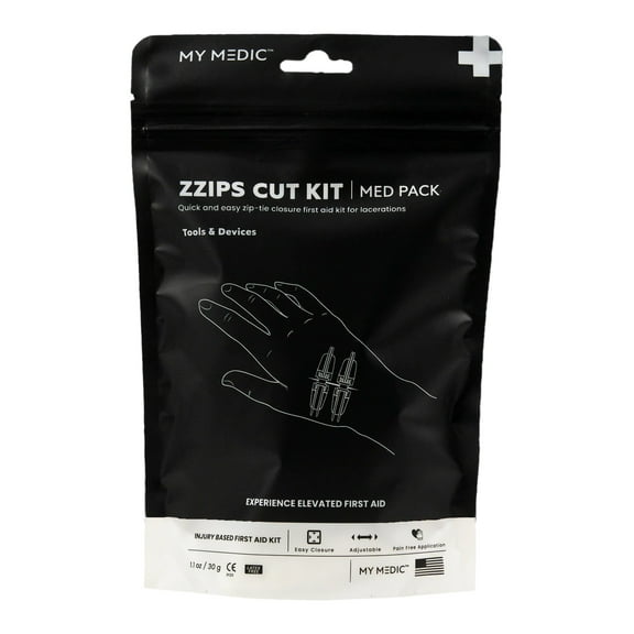My Medic Med Packs Zzips First Aid Kit for Cuts and Lacerations