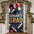 thumbnail image 3 of Pink Theme Graduation Banner Gold Decorative Grad Party Backdrop Pink Balloons Golden Stars Graduation Background for Graduation Party Graduation Ceremony Grad Photo Shoot, 3 of 9