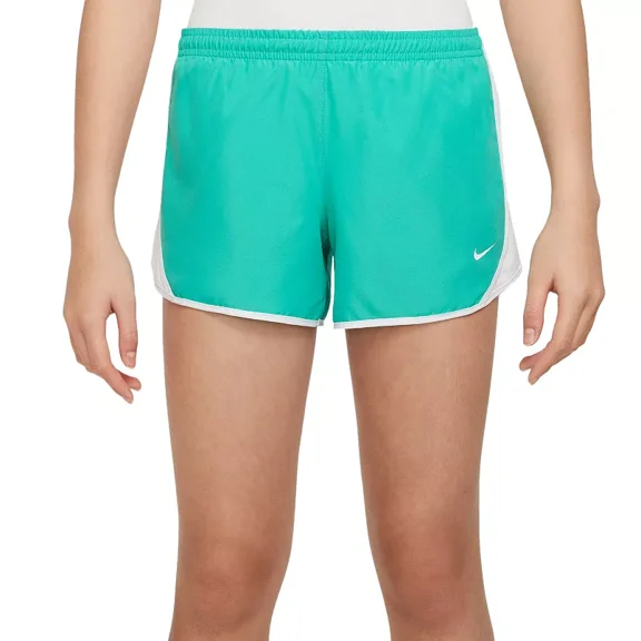 Nike Girls Dri-FIT Tempo Running Shorts, Clear Jade, X-Large