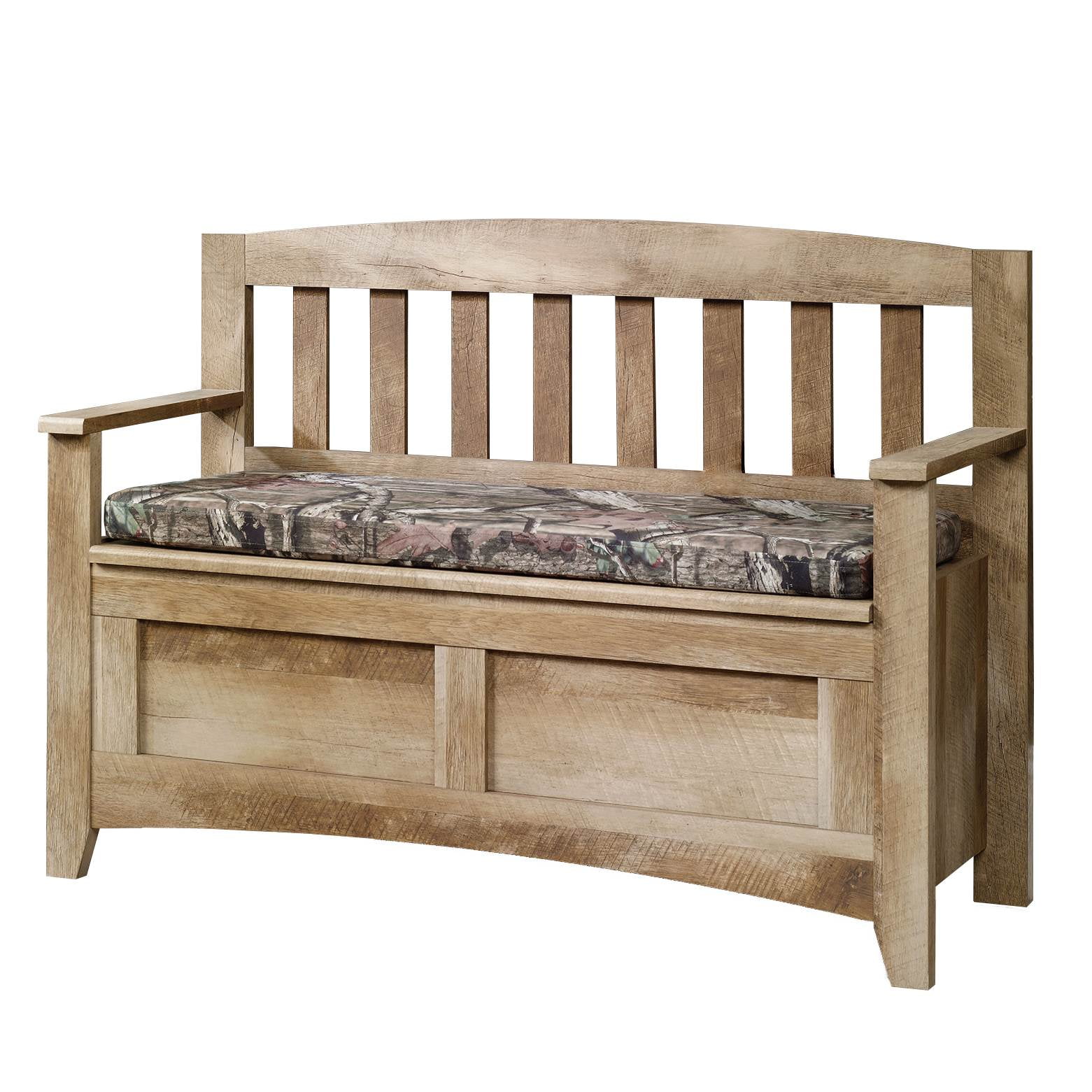 Sauder Furniture 416699 East Canyon Mossy Oak Infinity Storage Bench w