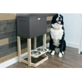 thumbnail image 3 of Parlor Pet Feeder Station, Gray, 3 of 5