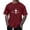 Wine, variant on DJDLJWCJ T Shirts for Men Crewneck Muscle Graphic Tee Soft Lightweight Solid Outdoor Sports T Shirt Sky Blue L