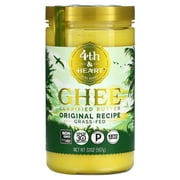 4th & Heart Ghee Clarified Butter, Original Recipe, 32 oz (907 g)