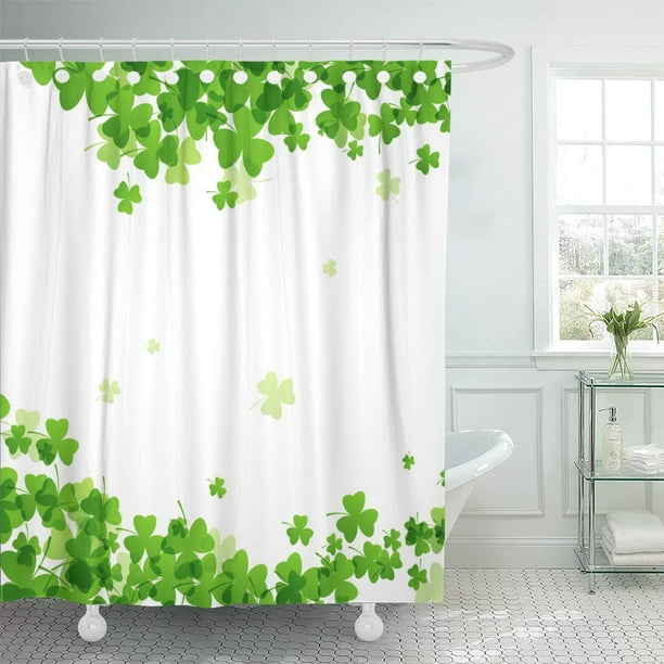 KSADK White Patrick of St Patrick's Day Green Irish Shower Curtain