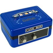Personalized Blue Cats Cash Box