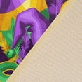 thumbnail image 5 of Coolnut Mardi Gras Door Mats Non-Slip Washable Indoor Outdoor Entrance Welcome Floor Mat for Kitchen Bathroom Bedroom Home Decor,23.6"x15.7", 5 of 6