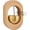 Oval, variant on Door Chime Bell, Wooden Shopkeepers Bell for Door Opening - Ding Ding Sound